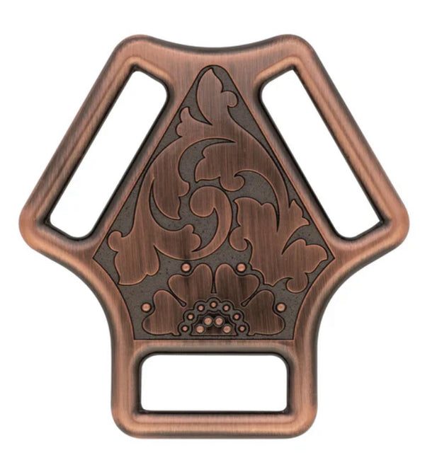 Copper Jeremiah Watt Engraved Martingale Center